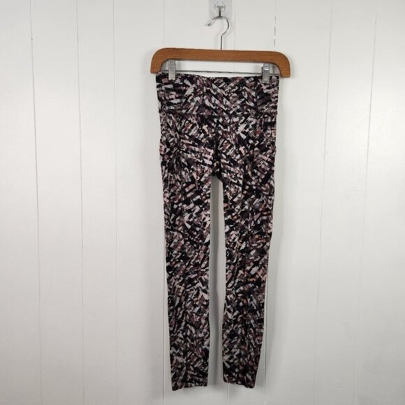 Lululemon Fast and Free Tight II 25" Leggings Nulux Kaleidoscopic Pink Size 4 - Picture 6 of 12